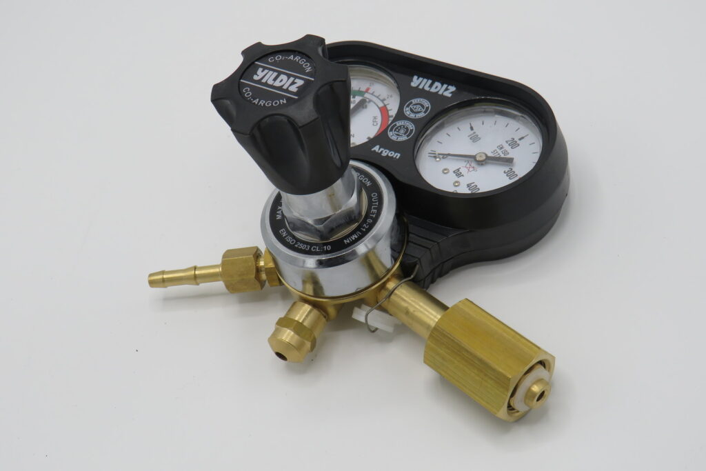 yildiz reduceer meter argon/menggas