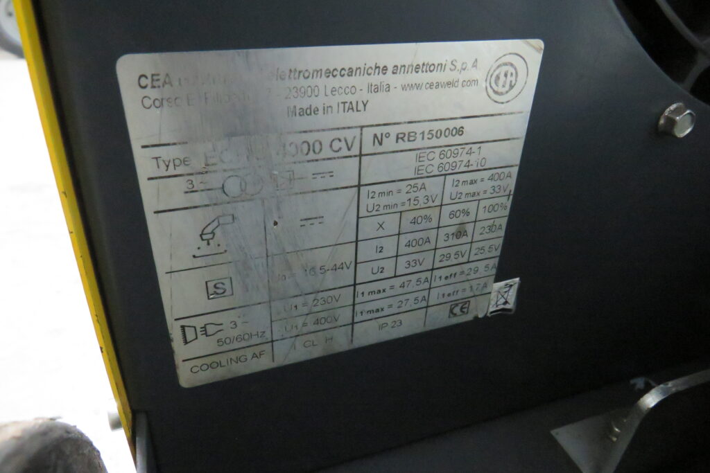 Cea echo 4000CV mig/mag co2 lasapparaat - Afbeelding 10