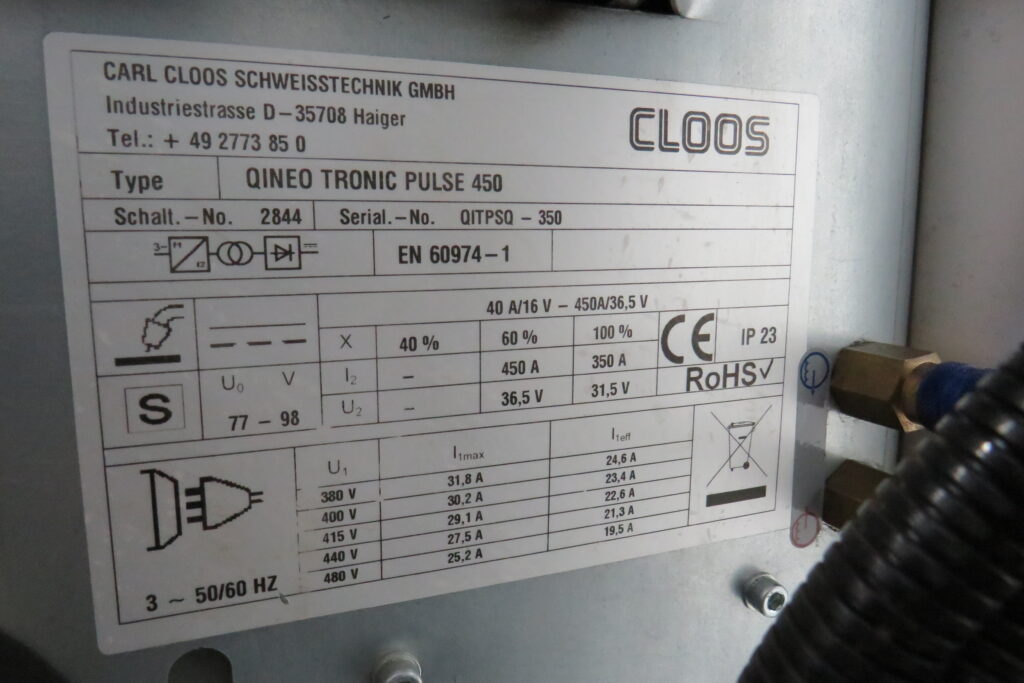 Cloos Qineo Tronic pulse 450 mig/mag puls lasapparaat - Afbeelding 11