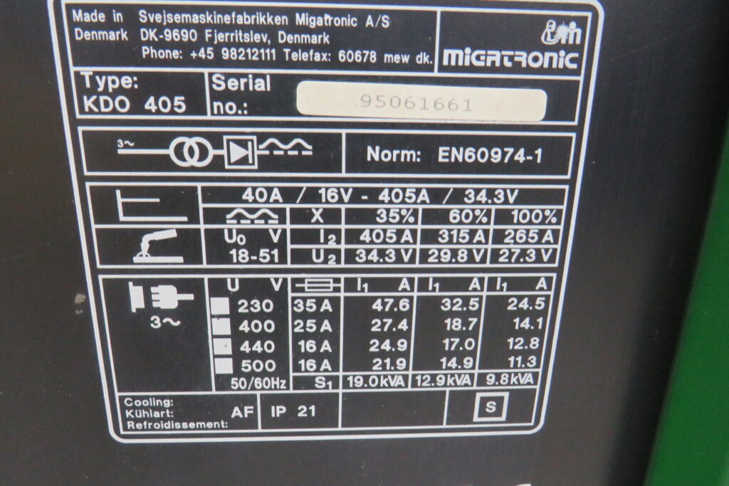Migatronic Dynamig 405 mig/mag co2 lasapparaat - Afbeelding 7
