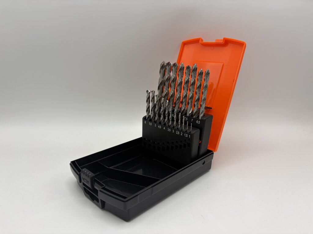 HSS boren set 1-10mm 19 delig